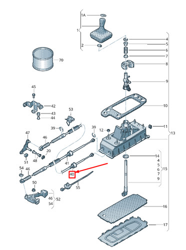 Neu getriebe selector - vw,